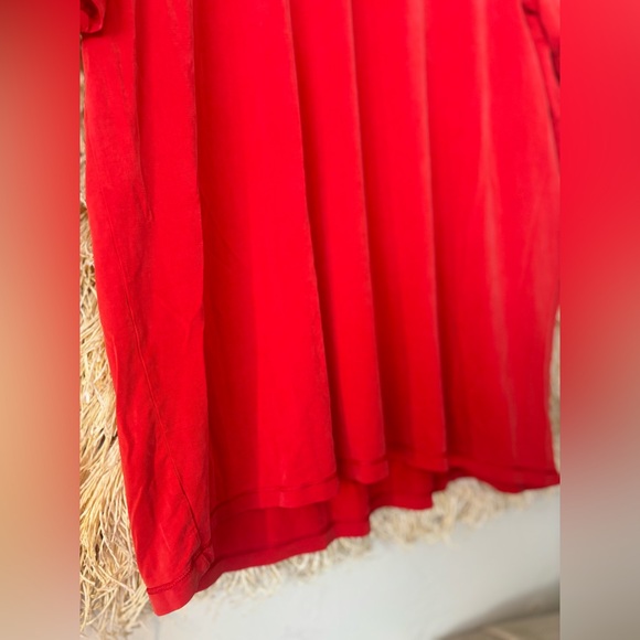 Lululemon Lab💎RARE NWOT💎Cupro Sumu-Su Tee💎Fiery Red💎Size 10 - Picture 16 of 16